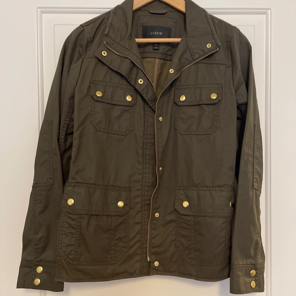 J Crew jacket in military green